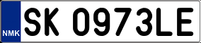 Truck License Plate